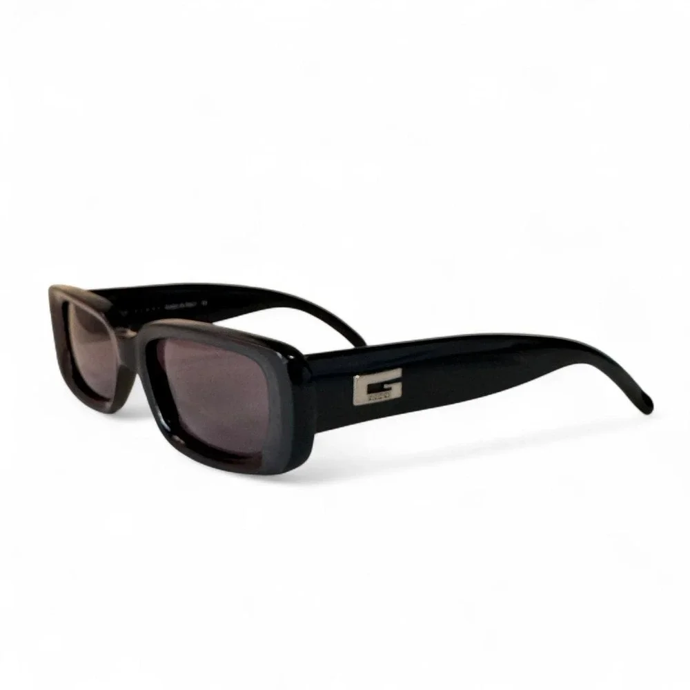 Vintage Gucci 2409/N/S Sunglasses Black Frame Purple Lens Y2K
